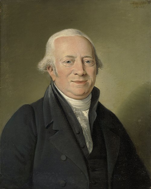 Portrait of Cornelis Sebille Roos, Art Dealer in Amsterdam and Inspector of the National Konst-Galle, 1815, Adriaan de Lelie
