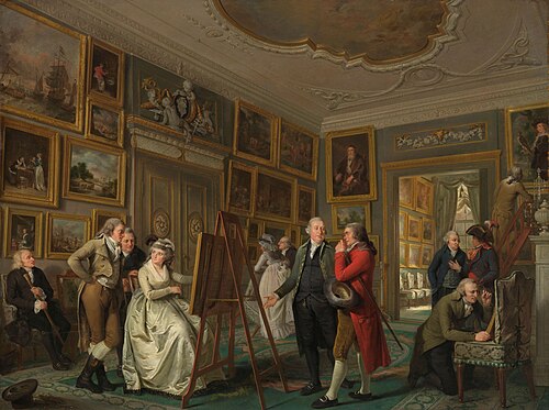 The Art Gallery of Jan Gildemeester Jansz, 1794, Adriaan de Lelie