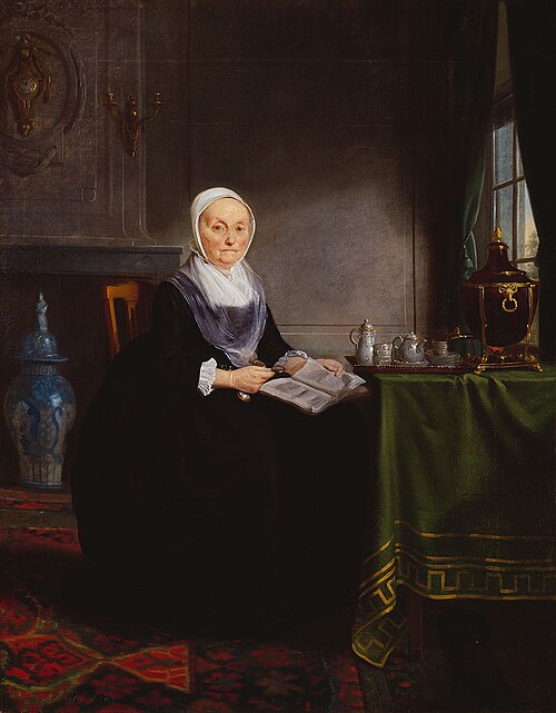 Portrait of Geertje Hagen (1714-1798), 1791, Adriaan de Lelie
