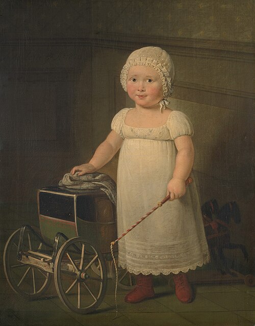 Portrait of Jacobus de Neufville (1817-1884), 1820, Adriaan de Lelie
