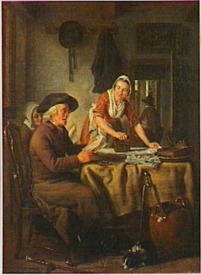 Home Life, 1794, Adriaan de Lelie