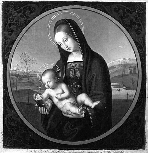 Madonna (nach Raffael), , Bernhard Endres