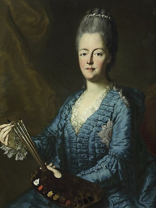 Autoportrait, 1772, Marie Antoinette de Bavière