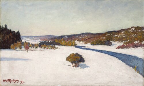 Winter Landscape, 1893, Olof Sager-Nelson