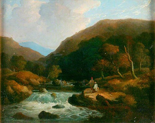 On the Okement, Devon, 1861, William Traies