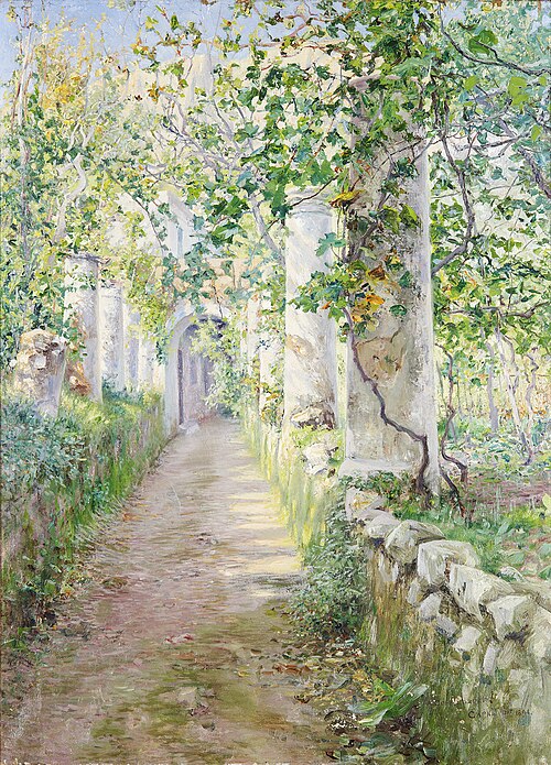 Lantgård, Capri, 1891, Anshelm Leonard Schultzberg
