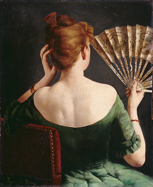 L'éventail de grand-mère, 1887, Virginie Géo-Rémy