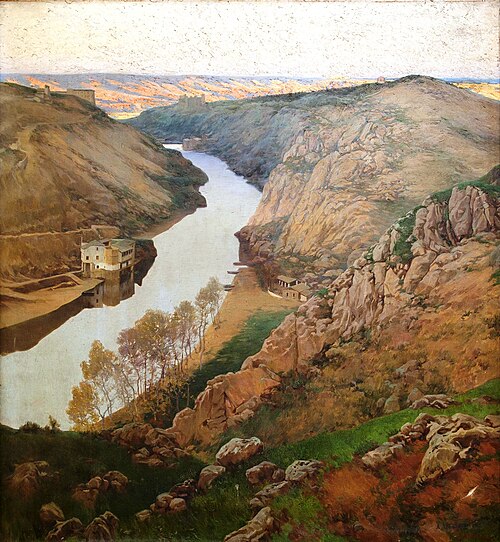 El Tajo en Toledo, 1908, Ángel Andrade
