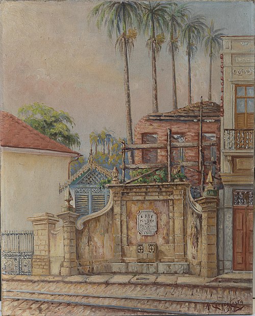 Chafariz da Rua Riachuelo, 1920, A. Correa Costa
