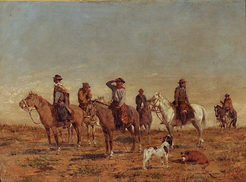 Cowboys, 1850, Angel Della Valle
