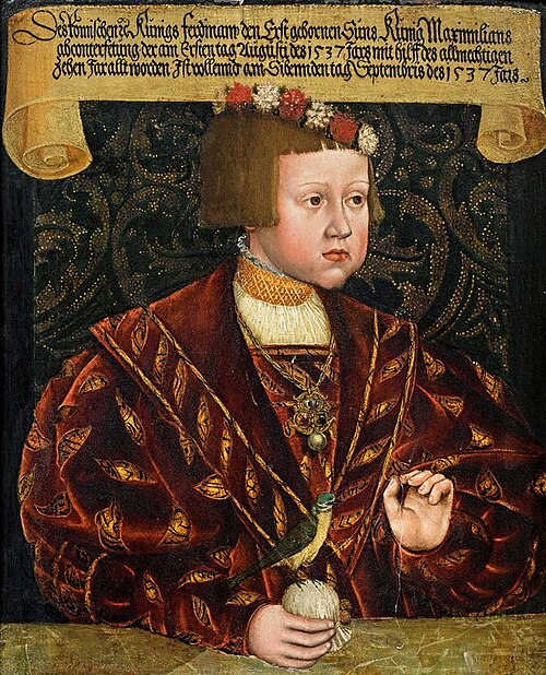 Portrait of Archduke Maximilian, 1537, Jakob Seisenegger