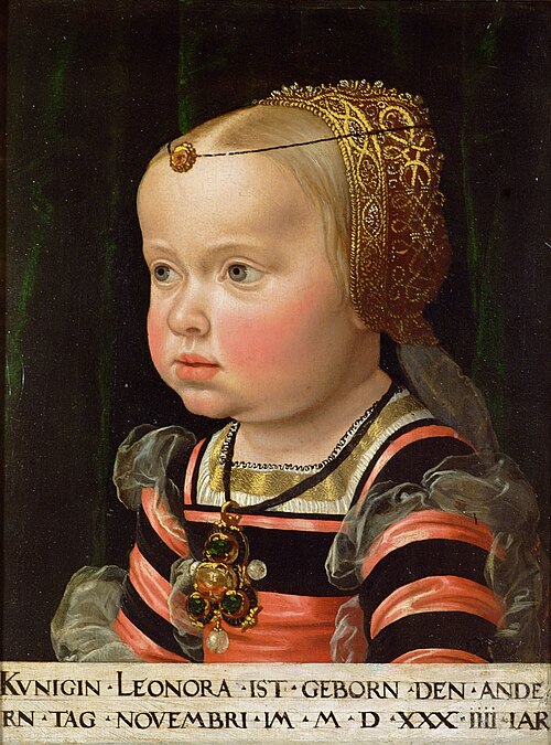 Aartshertogin Eleonora van Mantua, 1536, Jakob Seisenegger