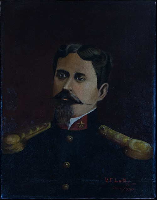 Homem em traje militar, 1920, V. F. Leite