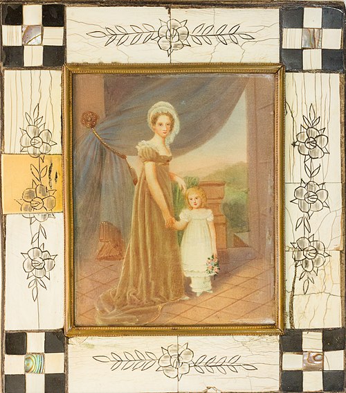 D. Amélia de Leuchtenberg e Princesa Maria Amélia de Bragança, 1801, M. Jacques
