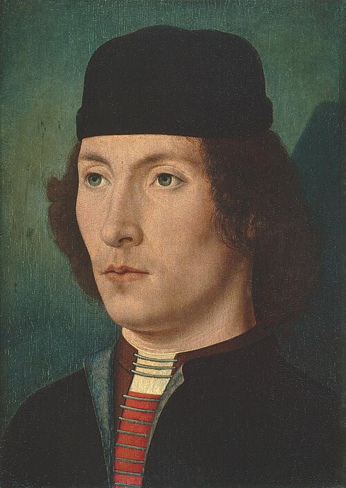 Portrait of a young man, 1487, Maître de la Légende de sainte