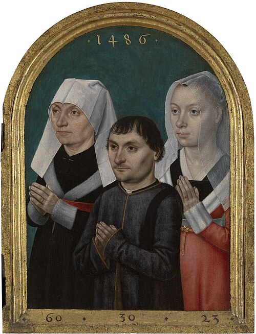 Three Donors, 1486, Maître de la Légende de sainte