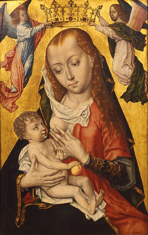 La Sainte Vierge avec l'Enfant Jésus., 1488, Maître de la Légende de sainte