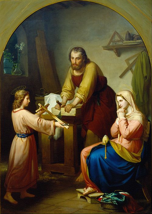 The Holy Family, 1857, Rafael Flores