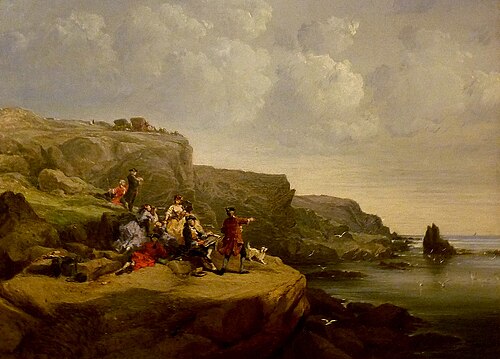 Falaise de Quiberon, 1881, Jules Noël