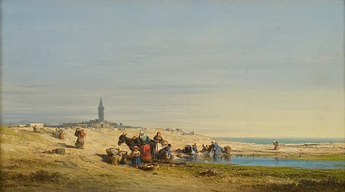 Strandgezicht, 1855, Jules Noël