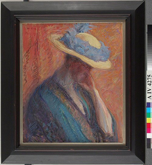 Woman in a Hat, 1913, Vilho Sjostrom