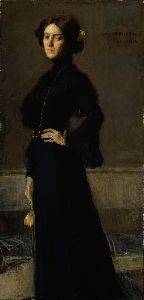 Woman in Black, 1903, Vilho Sjostrom