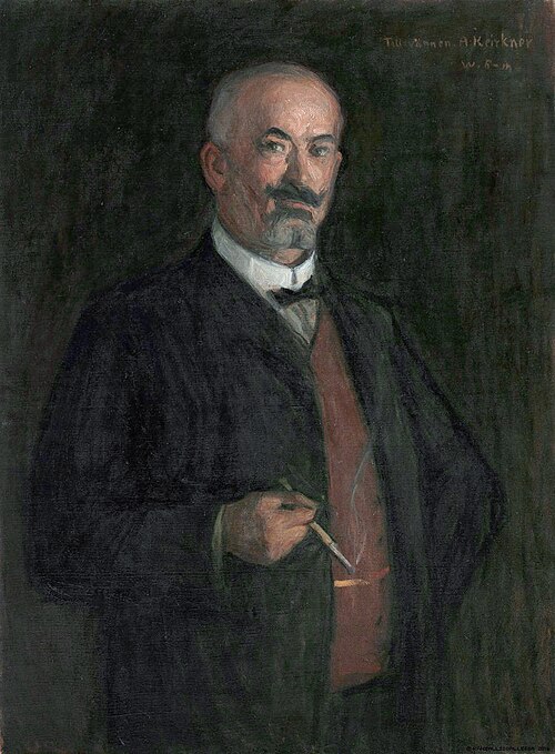 Portrait of the Industrialist August Keirkner, 1905, Vilho Sjostrom