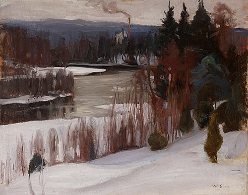 Winter View from Inha, 1905, Vilho Sjostrom