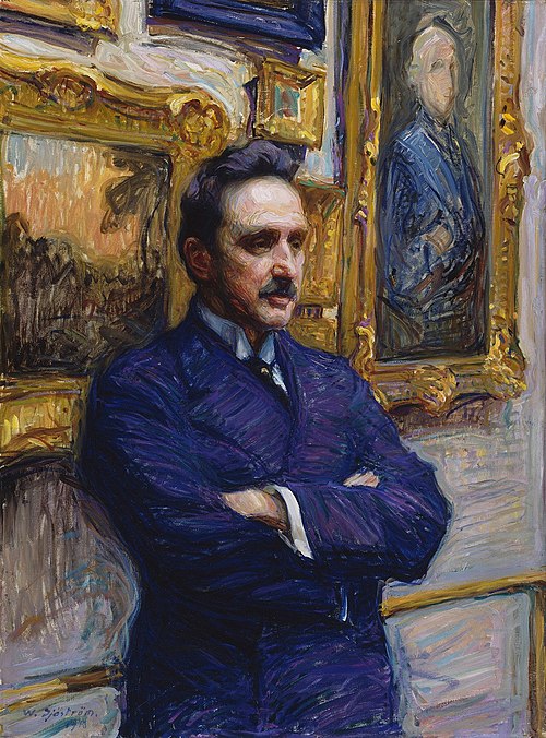 Portrait of Professor J. J. Tikkanen, 1913, Vilho Sjostrom