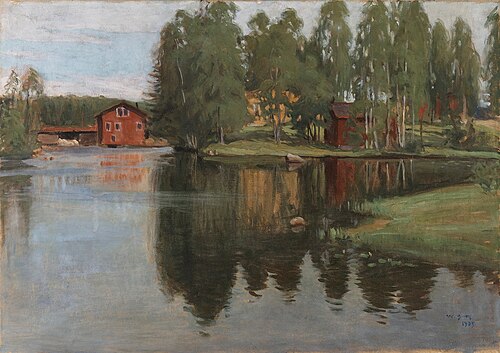 Landscape from Inha, 1905, Vilho Sjostrom