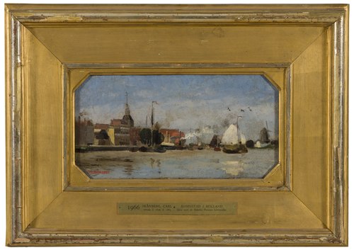 Dutch Seaport, 1875, Carl Skånberg