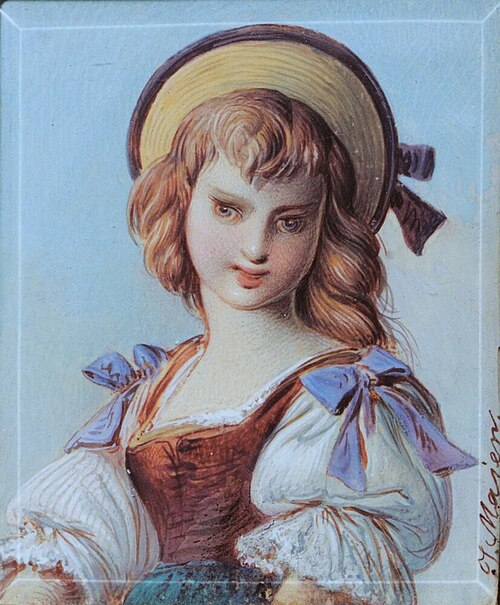 Flicka i stråhatt, , Jeremiah Meyer