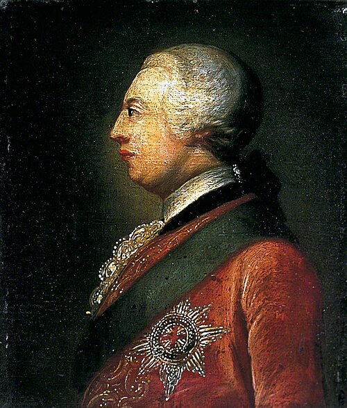 Profile of George III (1738–1820), 1774, Jeremiah Meyer