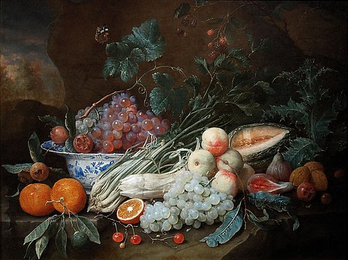 Still-life with fruit., 1667, Joris van Son