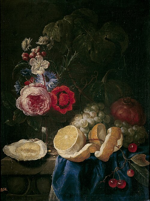 Fruits and flowers, 1664, Joris van Son