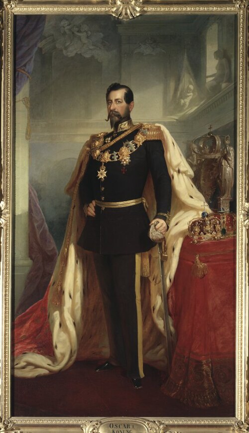 Oscar I (1799-1859), konung av Sverige och Norge, , Carl Staaff