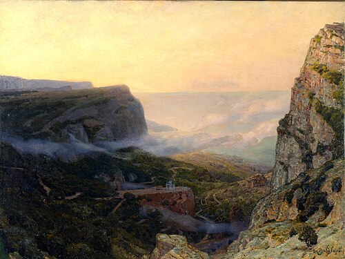 Morning near Baydar Gate. Crimea, 1890, Apollinaire Vasnetsov