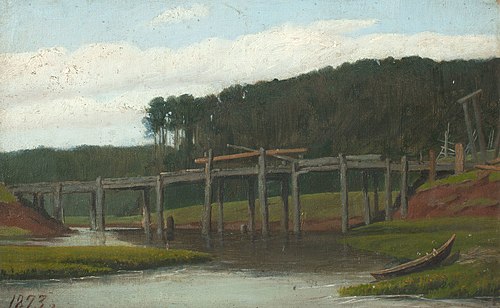 Bridge, 1873, Apollinaire Vasnetsov