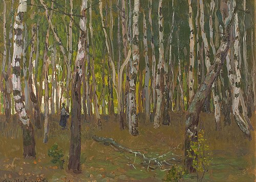 Demyanovo. Birch Grove, , Apollinaire Vasnetsov