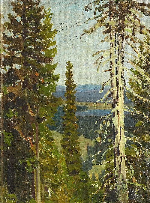 Forest on the Blagodat mountain, 1890, Apollinaire Vasnetsov