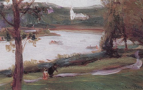 У Воробьёвых гор, 1879, Apollinaire Vasnetsov