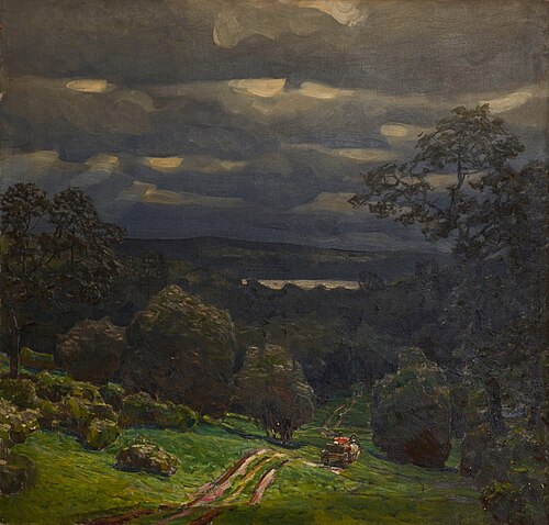 Gloomy day. Ural., 1919, Apollinaire Vasnetsov