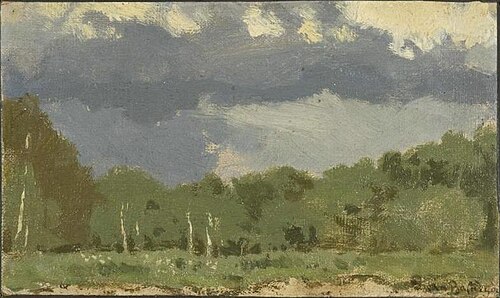 Abramtsevo. Before a storm, , Apollinaire Vasnetsov