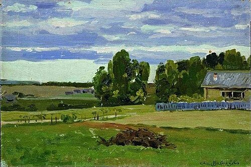 Abramtsevo. Yashka's house, 1880, Apollinaire Vasnetsov