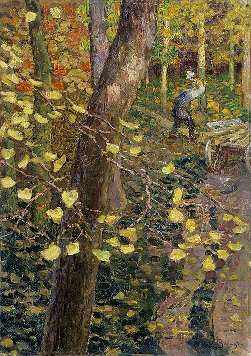 autumn branch, 1918, Apollinaire Vasnetsov