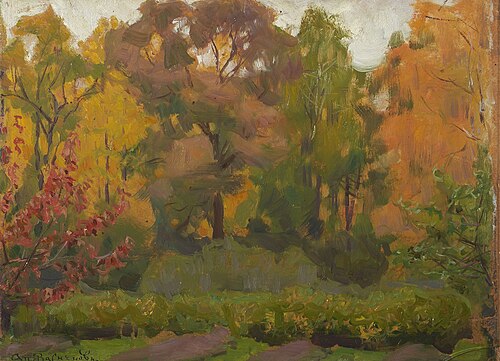 autumn motive, , Apollinaire Vasnetsov
