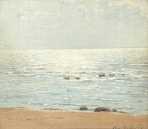 Gulf shore. Terijoki, 1881, Apollinaire Vasnetsov
