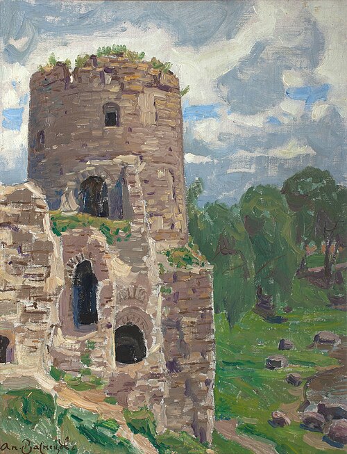 Gremyachaya tower, 1908, Apollinaire Vasnetsov