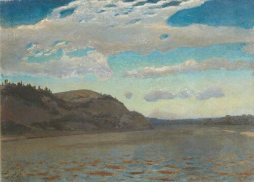 Sun eclipse near Vyatskie Polyany, 1887, Apollinaire Vasnetsov
