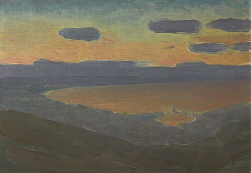 Moon study, 1914, Apollinaire Vasnetsov